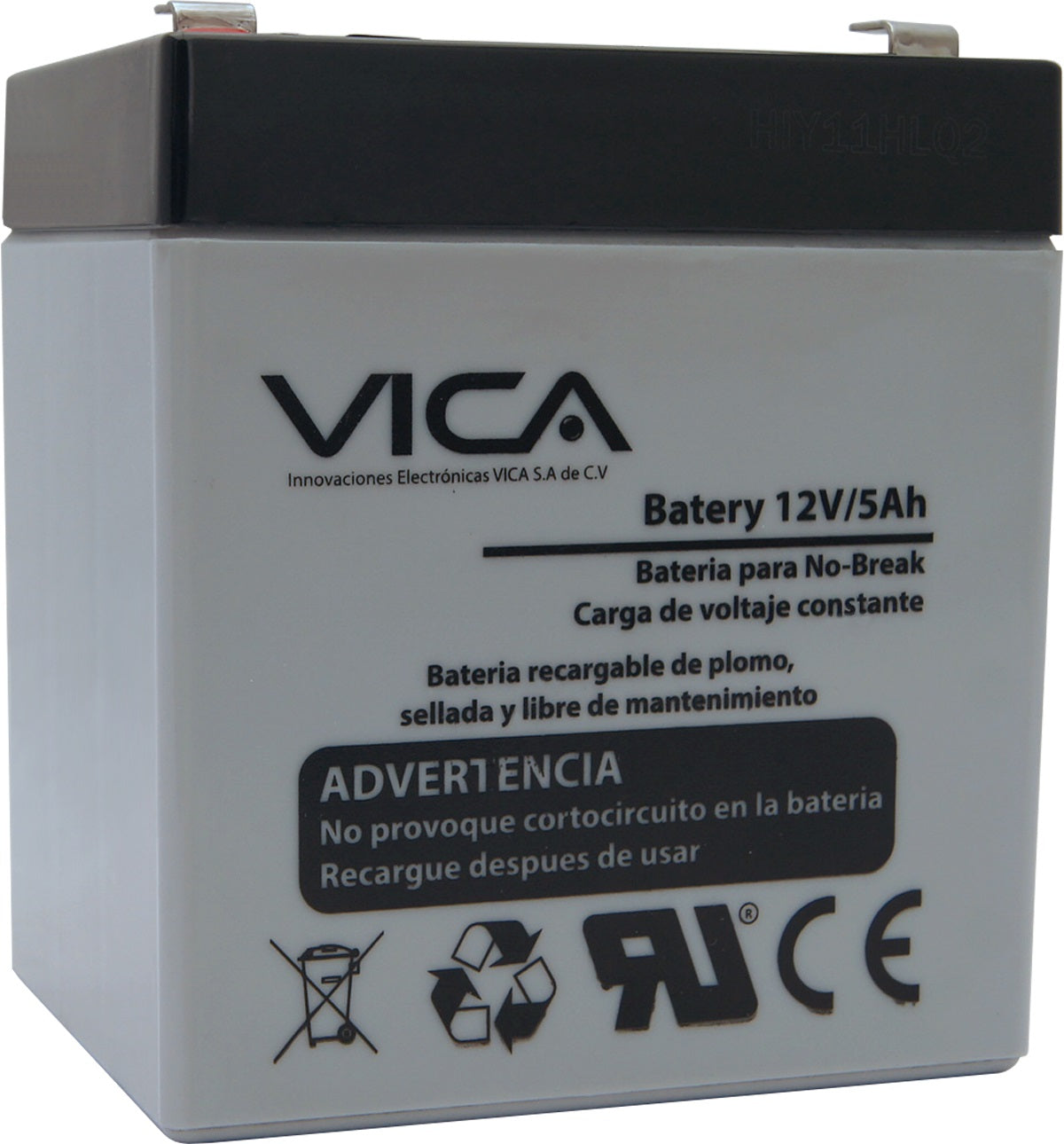 Batería de Reemplazo VICA 12V/5A - Tipo de acumulador: Plomo/Paquete sellado libre de mantenimiento - Tiempo de vida útil 5 años aprox - Batería de Reemplazo VICA 12V/5A - Tipo de acumulador: Plomo/Paquete sellado libre de mantenimiento - Tiempo de vida útil 5 años aprox -